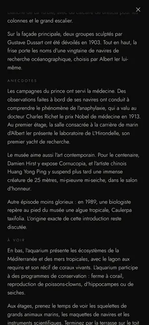 Une fiche détaillée